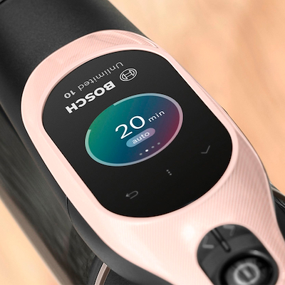 Bosch BBS1041RBA Unlimited genopladelig stangstøvsuger pudderose