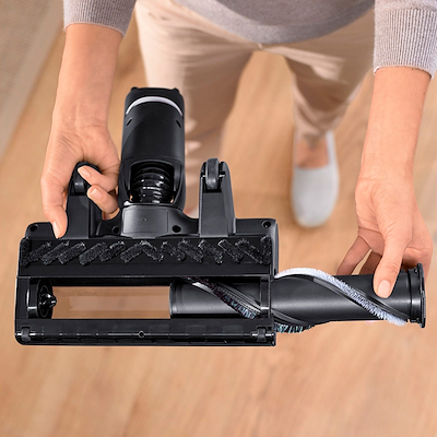 Bosch BBS1041RBA Unlimited genopladelig stangstøvsuger pudderose