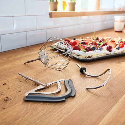 Bosch MUM58359 serie 4 køkkenmaskine med vægt sølv 1000 watt