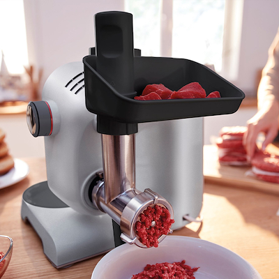 Bosch MUM58359 serie 4 køkkenmaskine med vægt sølv 1000 watt