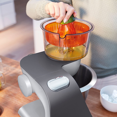 Bosch MUM58359 serie 4 køkkenmaskine med vægt sølv 1000 watt