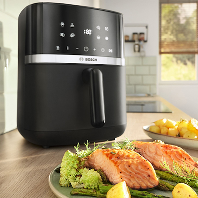 Bosch serie 4 MAF462B0 airfryer sort 6,1 liter 2050 watt