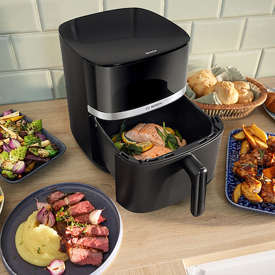 Bosch serie 4 MAF462B0 airfryer sort 6,1 liter 2050 watt