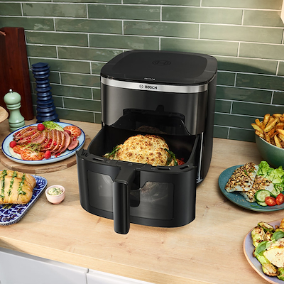 Bosch serie 6 MAF671B1 airfryer sort 7,2 liter 1800 watt