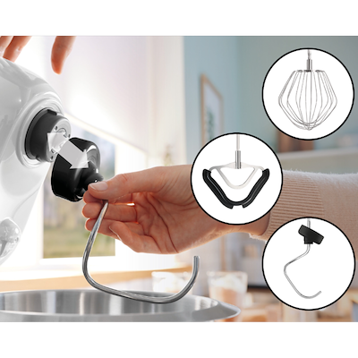 Bosch Series 4 MUM5XW00 køkkenmaskine hvid 1000 watt