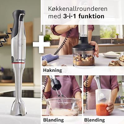 Bosch MSM8M934 serie 8 ErgoMaster stavblender stål 1500 watt