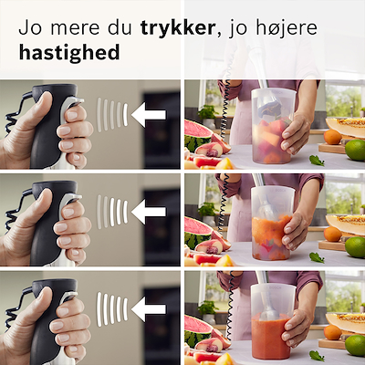 Bosch MSM8M934 serie 8 ErgoMaster stavblender stål 1500 watt