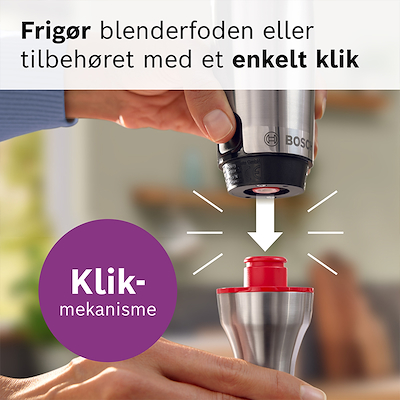 Bosch MSM8M934 serie 8 ErgoMaster stavblender stål 1500 watt