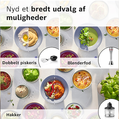 Bosch MSM8M934 serie 8 ErgoMaster stavblender stål 1500 watt