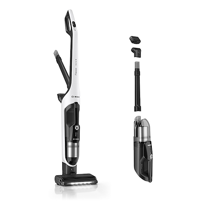 Bosch BHH4WM28 serie 4 Flexxo genopladelig stangstøvsuger hvid