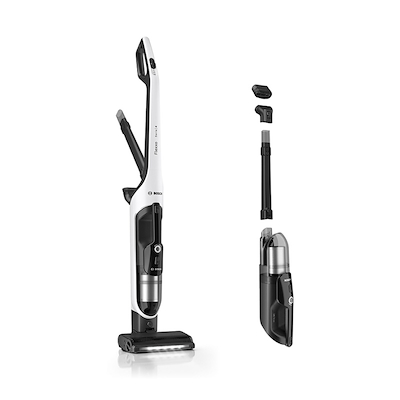 Bosch BHH4WM28 serie 4 Flexxo genopladelig stangstøvsuger hvid