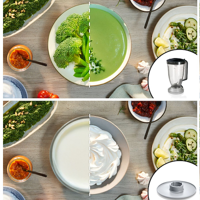 Bosch MultiTalent 3 foodprocessor sort 800 watt