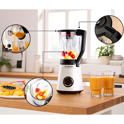 Bosch MMB4151W Serie 4 VitaPower blender hvid 1200 watt