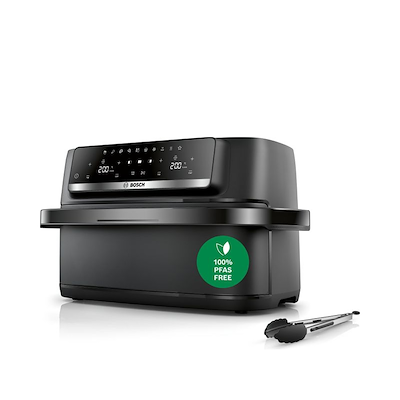 Bosch MAFD490B7 Serie 4 airfryer med dobbelt skuffe 10 liter
