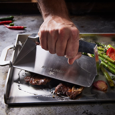 Steak Champ Burger & Steak presser XXL 19x13 cm