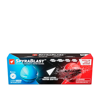 Spyrablast genanvendelig vandbombe 6 stk.