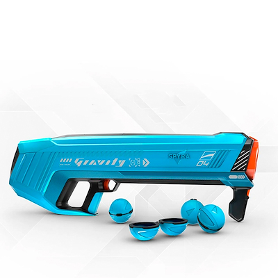 Spyra Gravity vandpistol til vandbomber blå