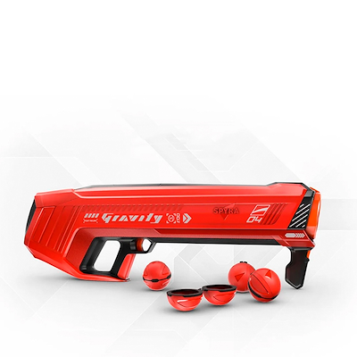 Spyra Gravity vandpistol til vandbomber rød