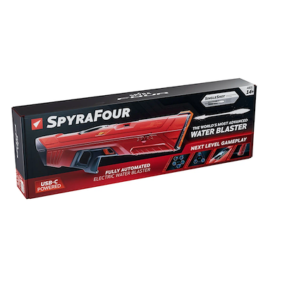 SPYRA Four vandpistol rød