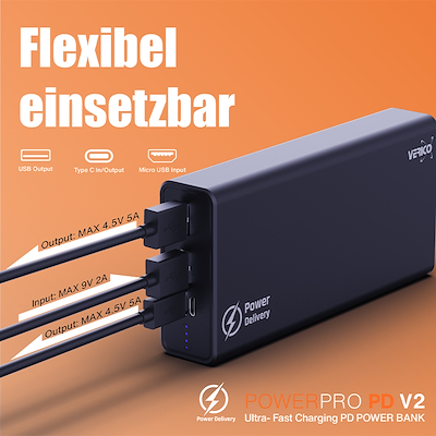 Verico PowerPro Powerbank PD 20K 20000mAh