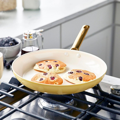 GreenPan Padova stegepandesæt gul 20+26 cm 2 stk.