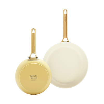 GreenPan Padova stegepandesæt gul 20+26 cm 2 stk.