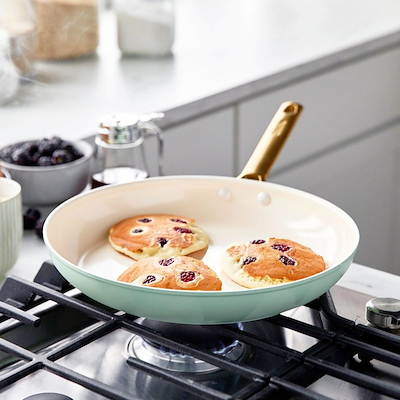 GreenPan Padova stegepandesæt grøn 20+26 cm 2 stk.