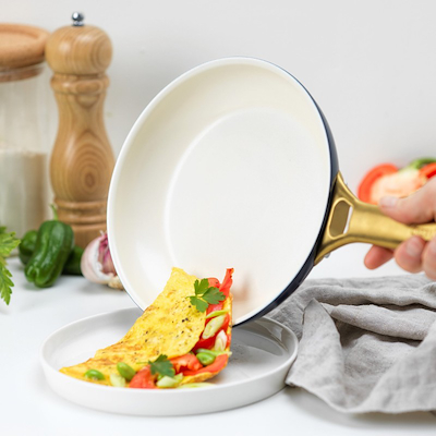 GreenPan Padova stegepandesæt mørkeblå 20+26 cm 2 stk.