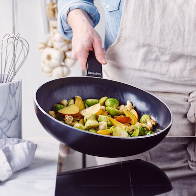 GreenPan Essence wok sort Ø28 cm