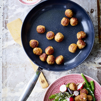 GreenPan Barcelona stegepande sort Ø28 cm