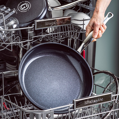 GreenPan Barcelona stegepande sort Ø30 cm