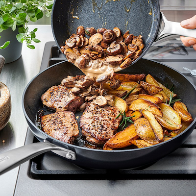 GreenPan Copenhagen stegepandesæt sort 20+28 cm 2 stk.