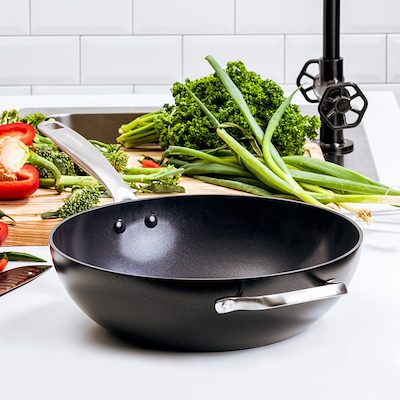 GreenPan Copenhagen wok sort Ø30 cm