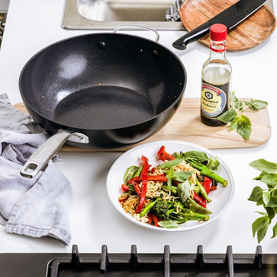 GreenPan Copenhagen wok sort Ø30 cm