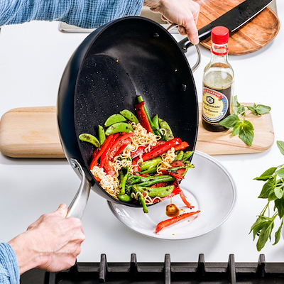 GreenPan Copenhagen wok sort Ø30 cm