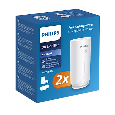 Phillips X-Guard Mikro AWP305P2 vandhanefilter 2 stk