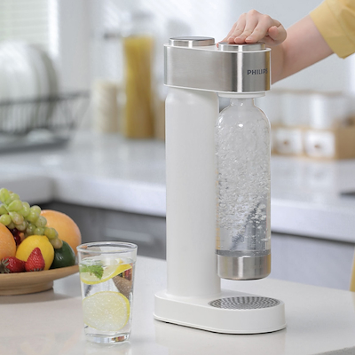 Philips GoZero sodavandsmaskine hvid inkl. CO2-flaske