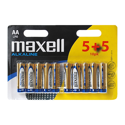 Maxell batterier LR6 AA Alkaline