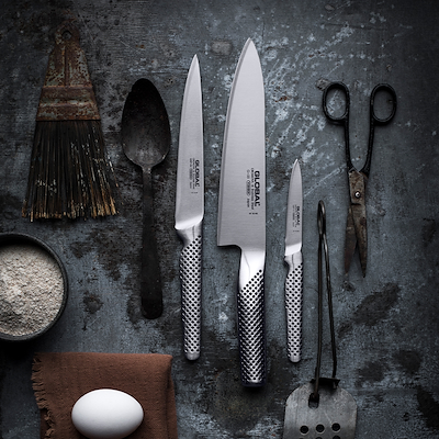 Global Classic knivsæt rustfrit stål G-55/GS-38 2 stk.