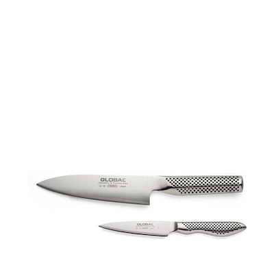 Global Classic knivsæt kokkekniv og skrællekniv