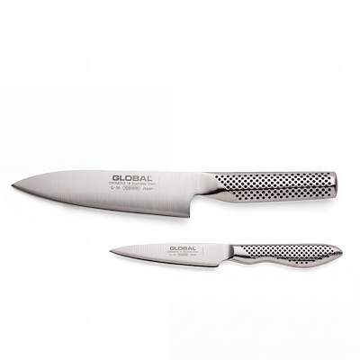 Global Classic knivsæt kokkekniv og skrællekniv