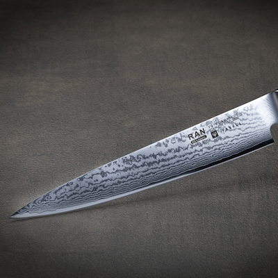 Yaxell Ran kødkniv sort 18 cm