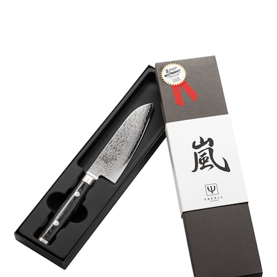 Yaxell Ran Santoku kokkekniv 12,5 cm