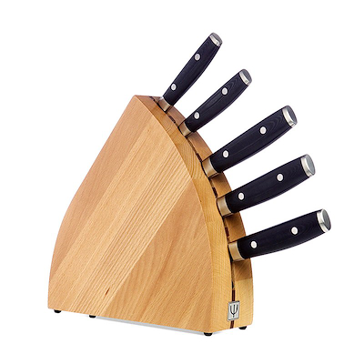 Yaxell Ran knivsæt med blok 5 knive