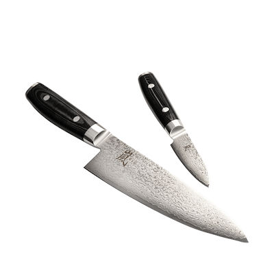 Yaxell Ran knivsæt 2 dele - kokkekniv 20 cm og urtekniv 8 cm