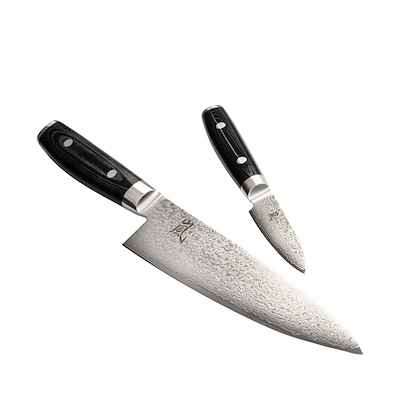 Yaxell Ran knivsæt 2 dele - kokkekniv 20 cm og urtekniv 8 cm