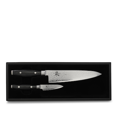 Yaxell Ran knivsæt 2 dele - kokkekniv 20 cm og urtekniv 8 cm