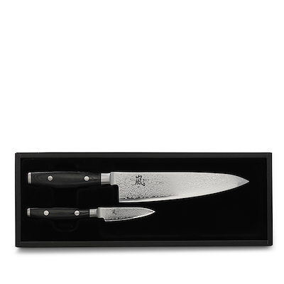 Yaxell Ran knivsæt 2 dele - kokkekniv 20 cm og urtekniv 8 cm