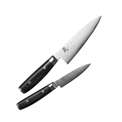 Yaxell Ran knivsæt kokkekniv 15 cm og urtekniv 10 cm 2 dele