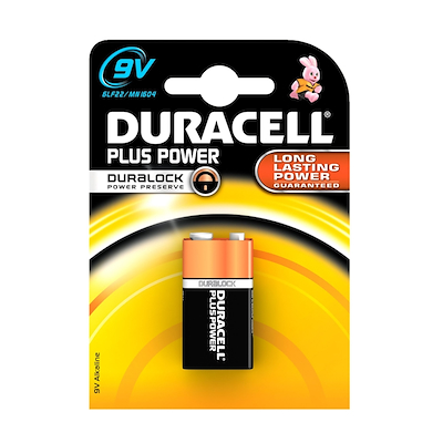 Duracell 9v batteri
